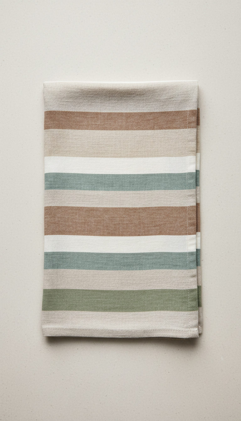 Linen Kitchen Towel in Natural Weave