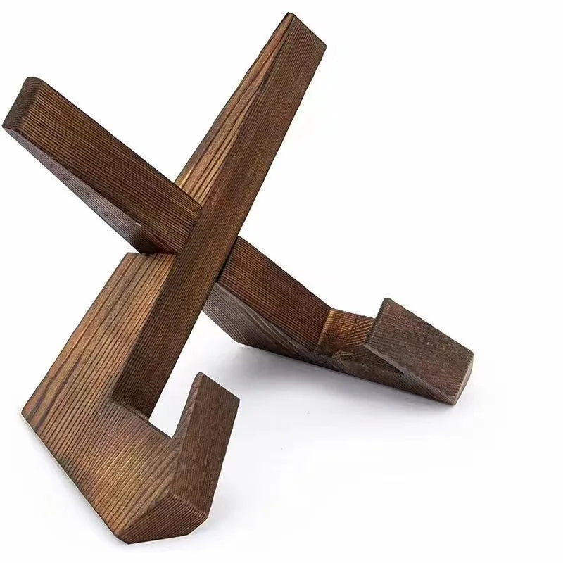 Wooden Kitchen Cookbook Stand