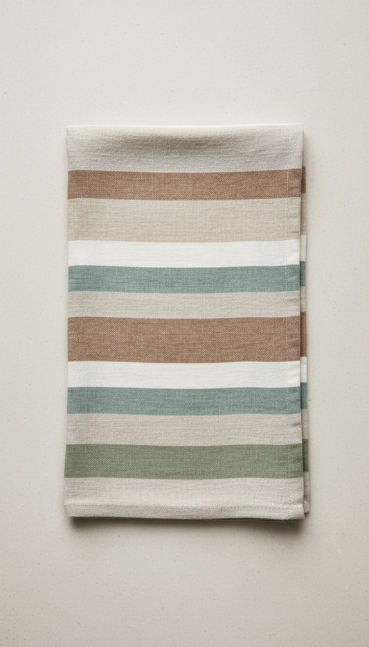 Linen Kitchen Towel in Natural Weave