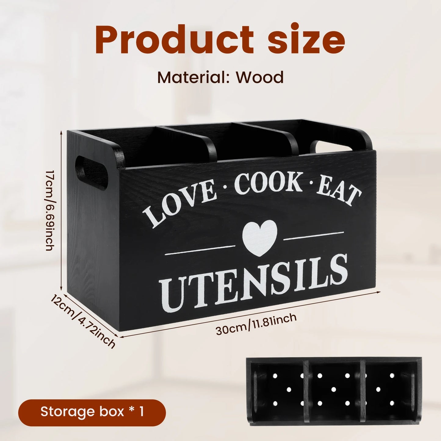 Large Kitchen Utensil Holder