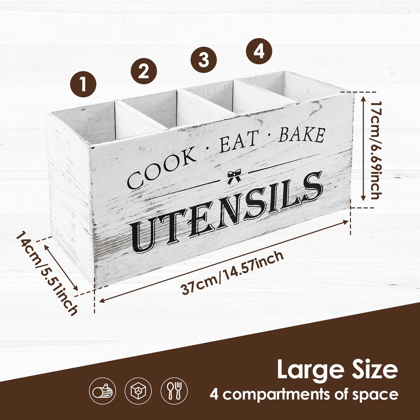 Large Kitchen Utensil Holder