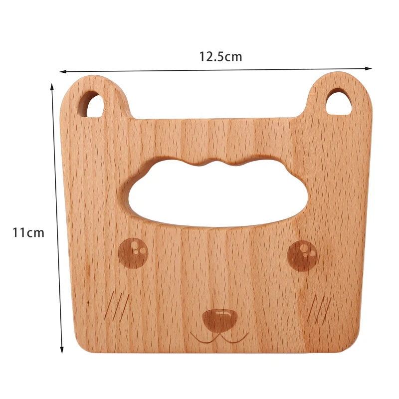 Kids Wooden Toy Kitchen Knife Set | Safe Pretend Play Cooking