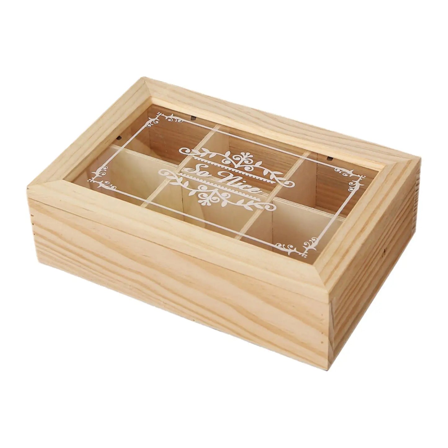 Wooden Tea bag Box