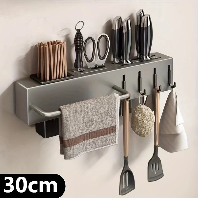 Wall Mounted Kitchen Rack for Utensils