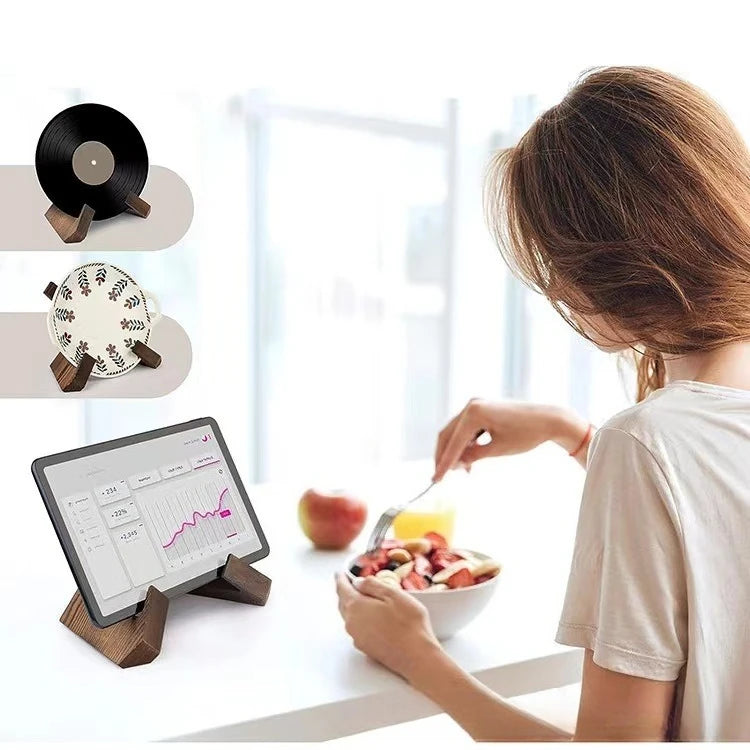 Wooden Kitchen Cookbook Stand