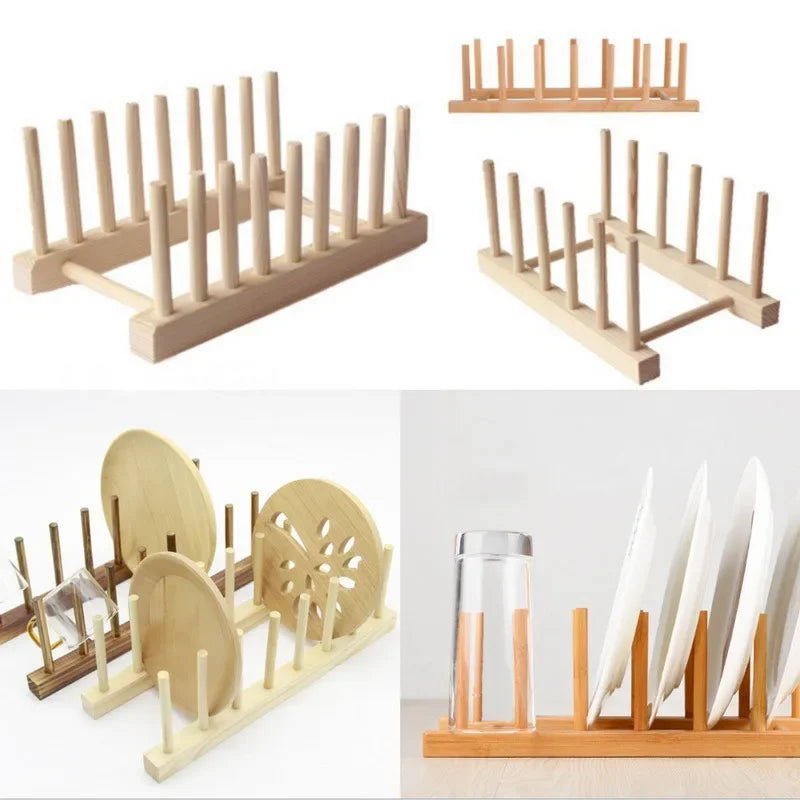 Natural Dish Drainer Rack