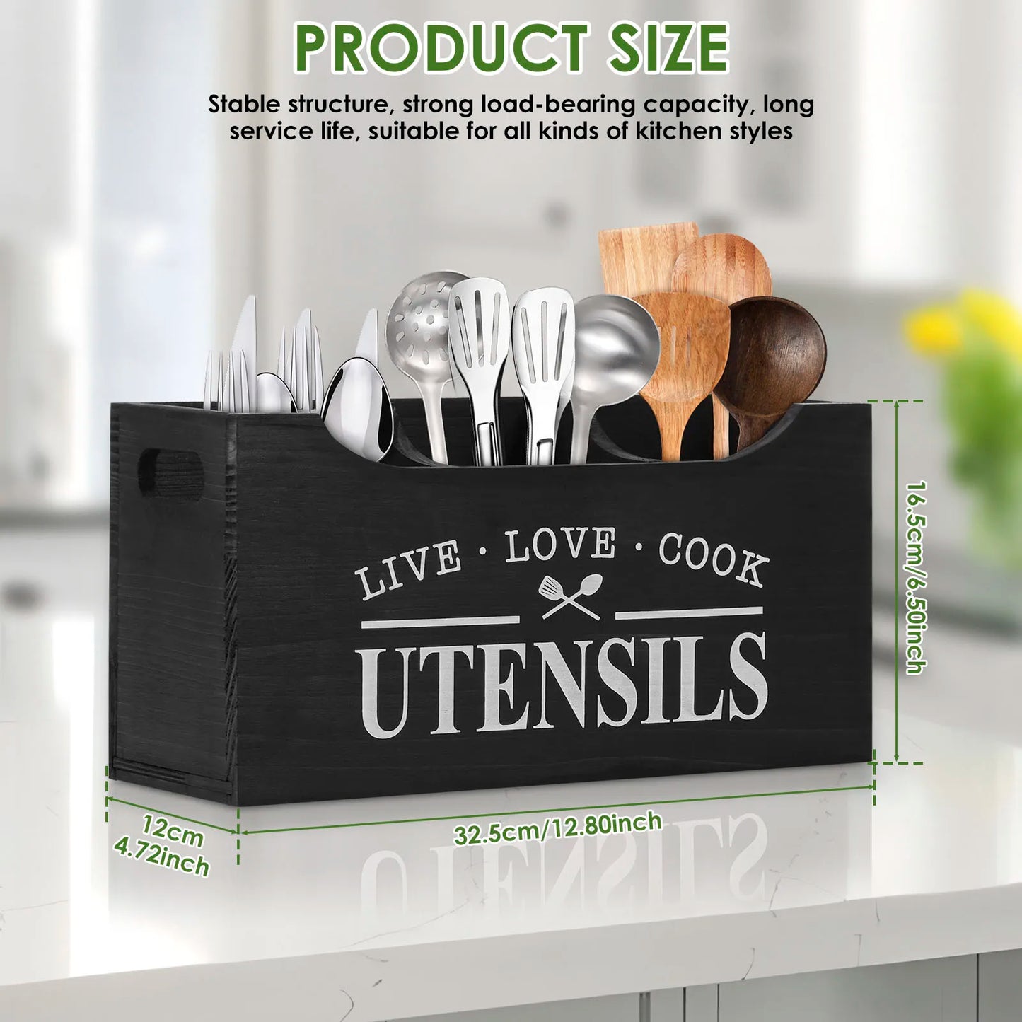 Large Kitchen Utensil Holder
