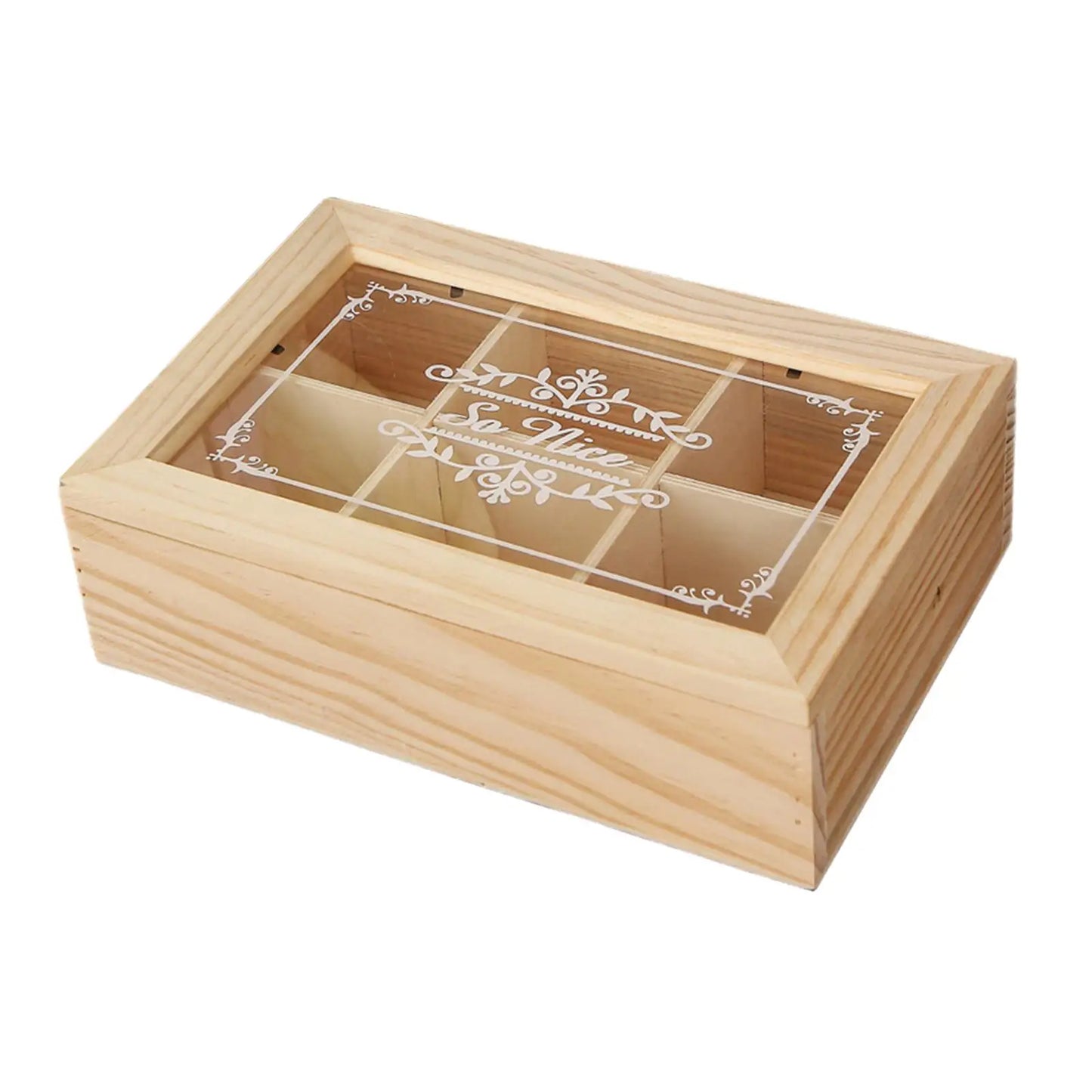 Wooden Tea bag Box