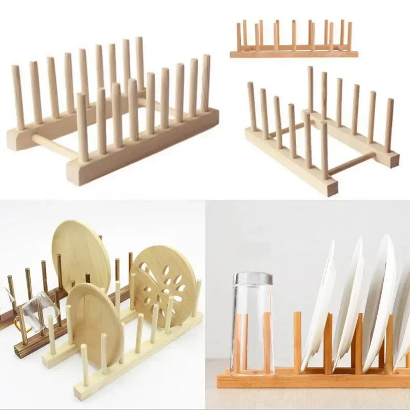 Natural Dish Drainer Rack