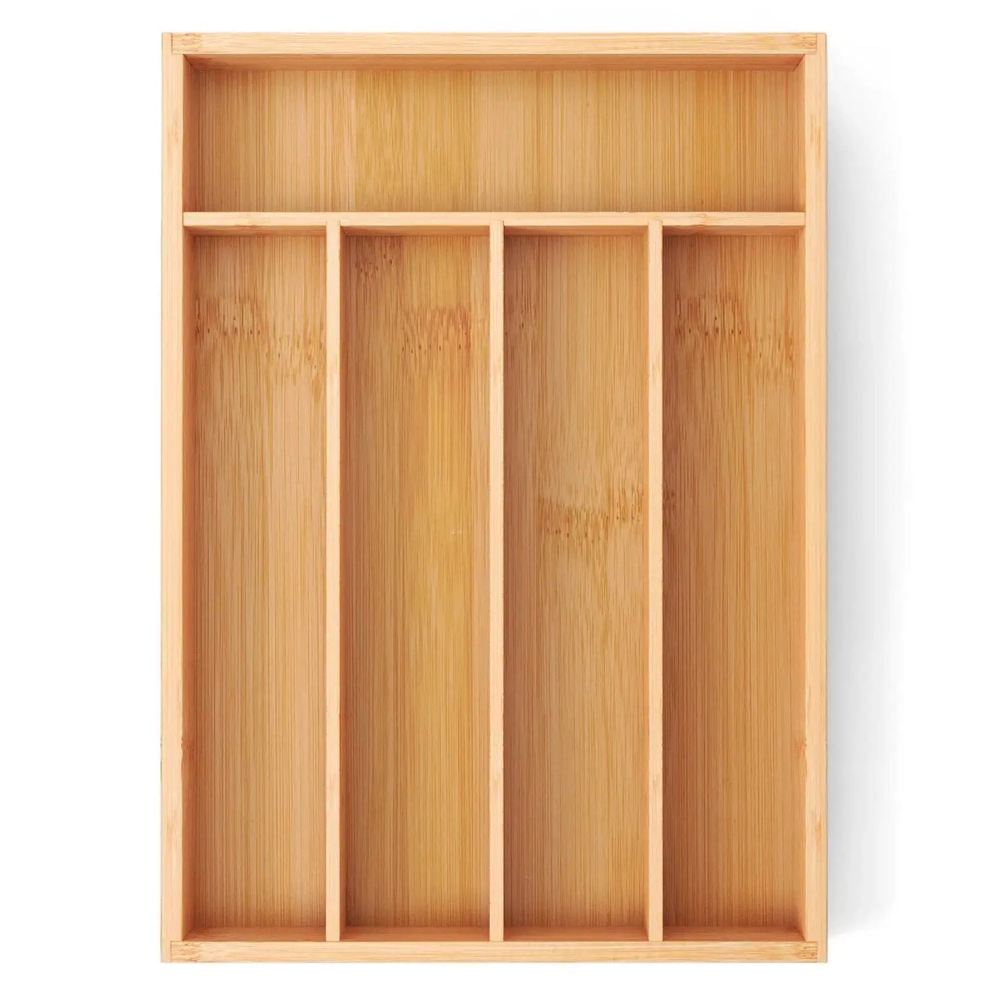 Natural Cutlery Organizer Tray