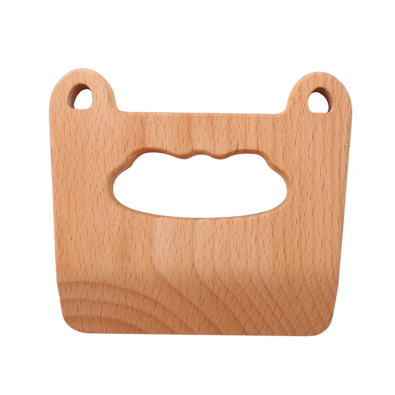 Kids Wooden Toy Kitchen Knife Set | Safe Pretend Play Cooking