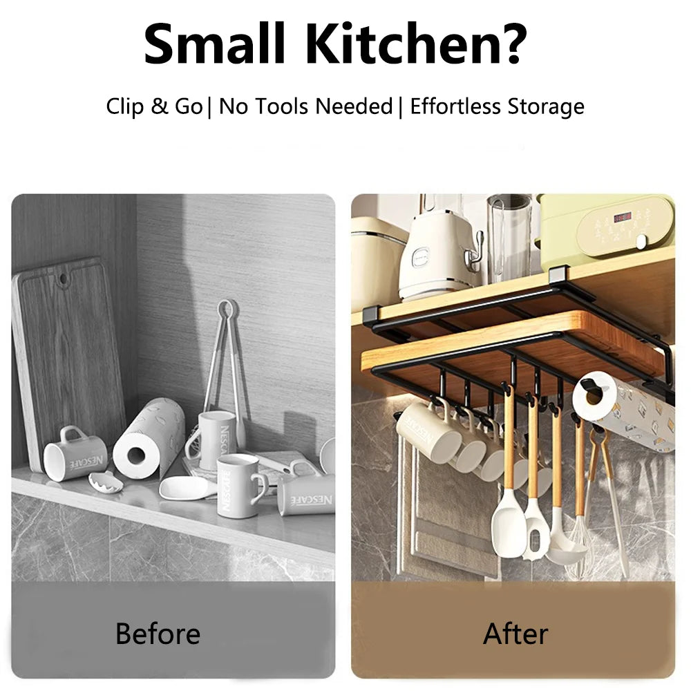 Space Saving Kitchen Cabinet Organizer