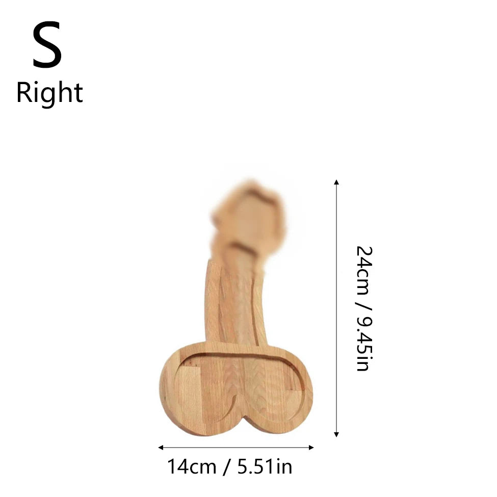Wooden Funny serving platter.
