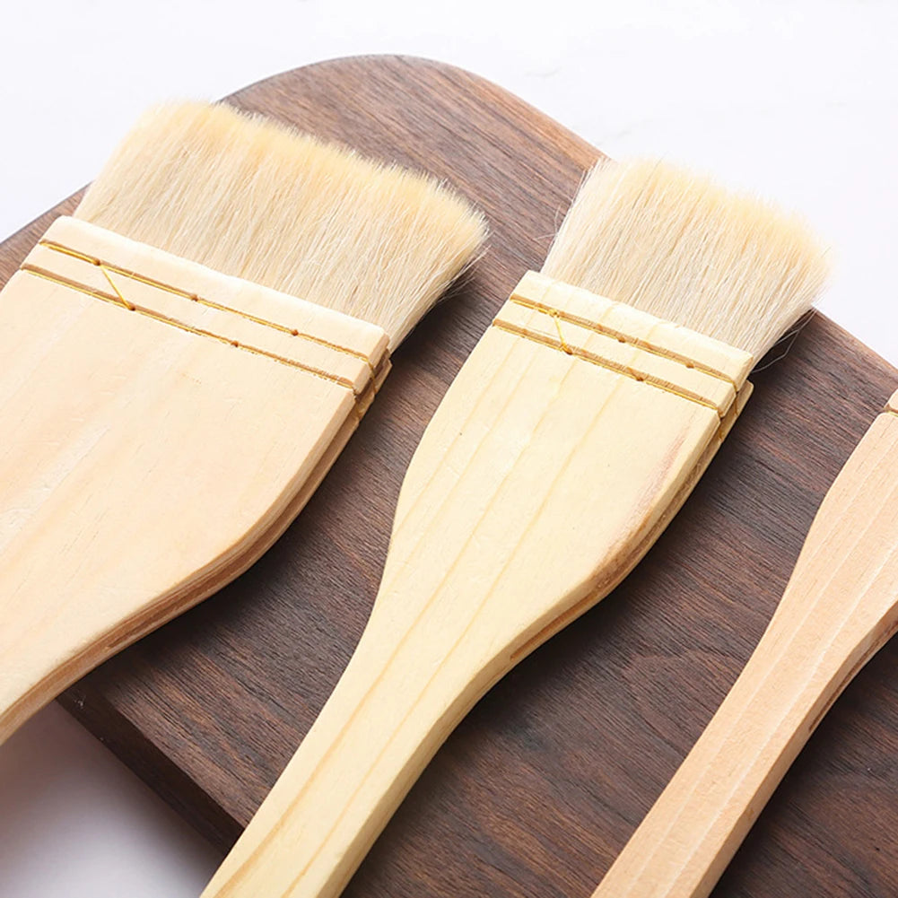Natural Wooden Handle Cooking Oil Brush