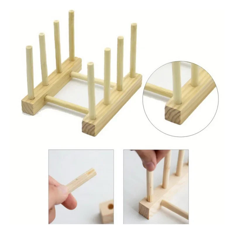 Natural Dish Drainer Rack