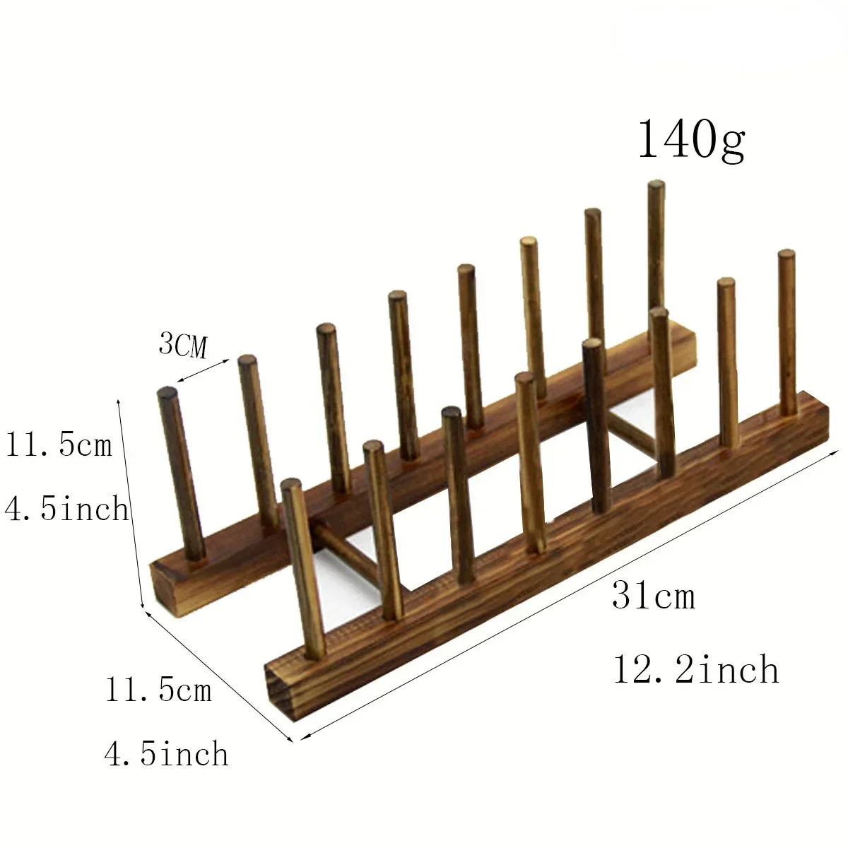 Natural Dish Drainer Rack