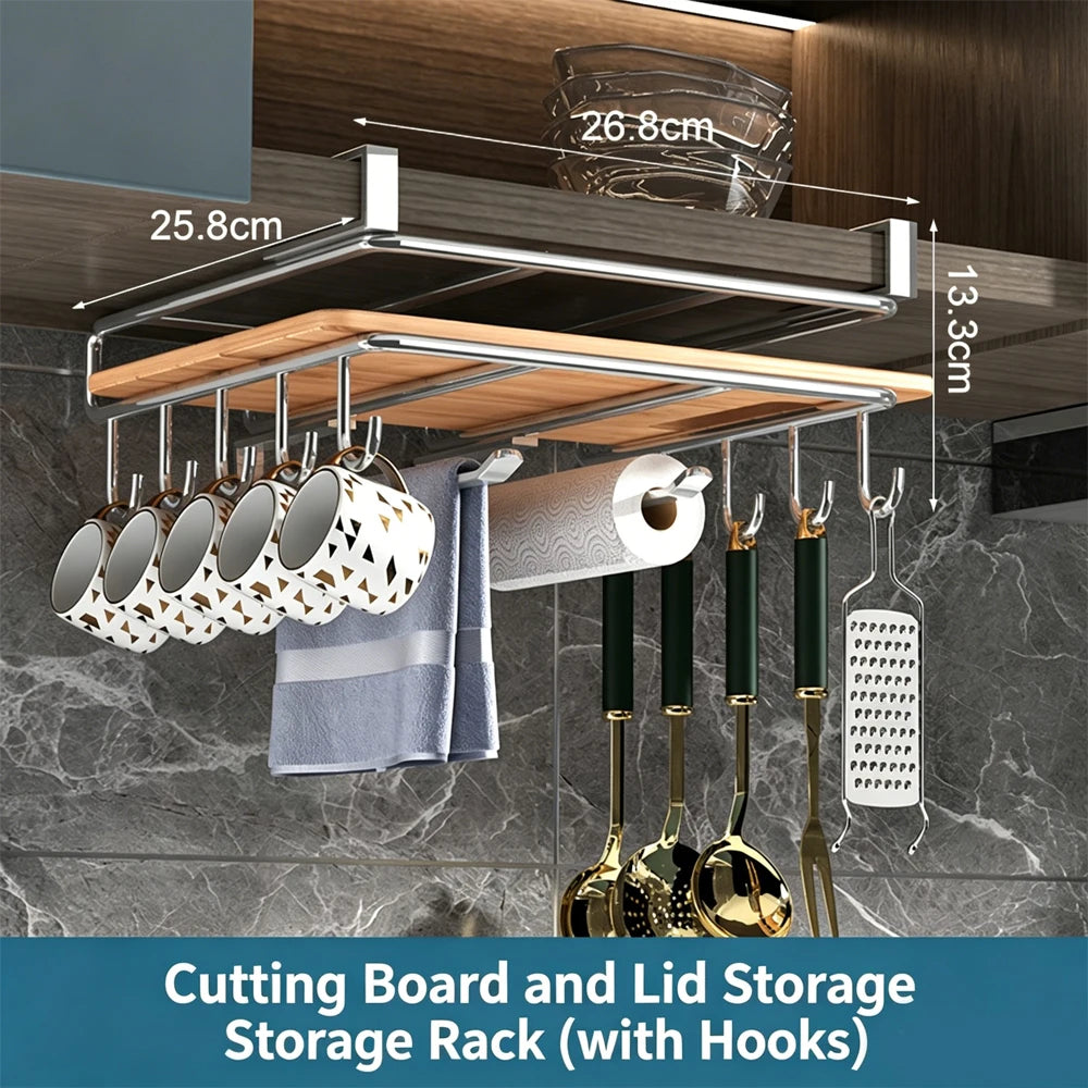 Space Saving Kitchen Cabinet Organizer