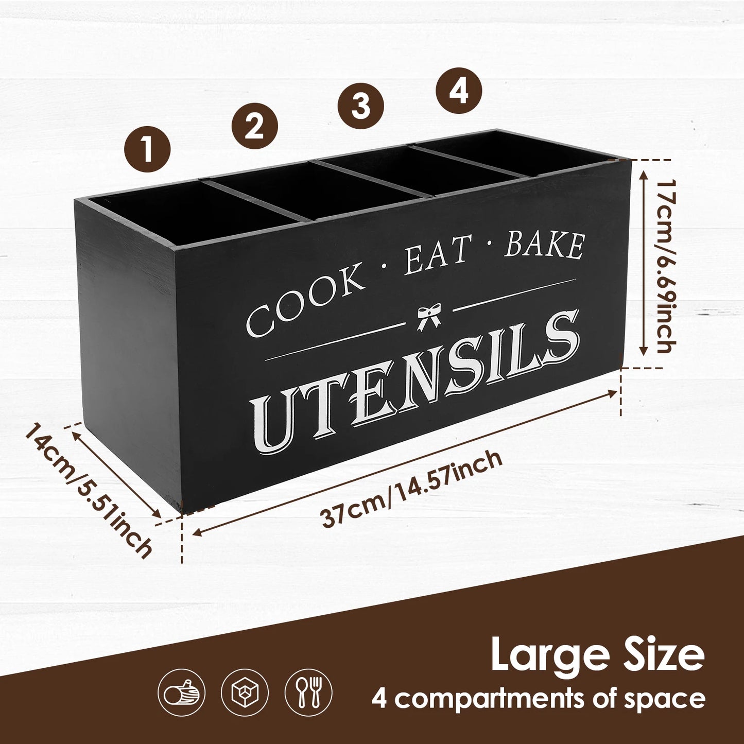 Large Kitchen Utensil Holder