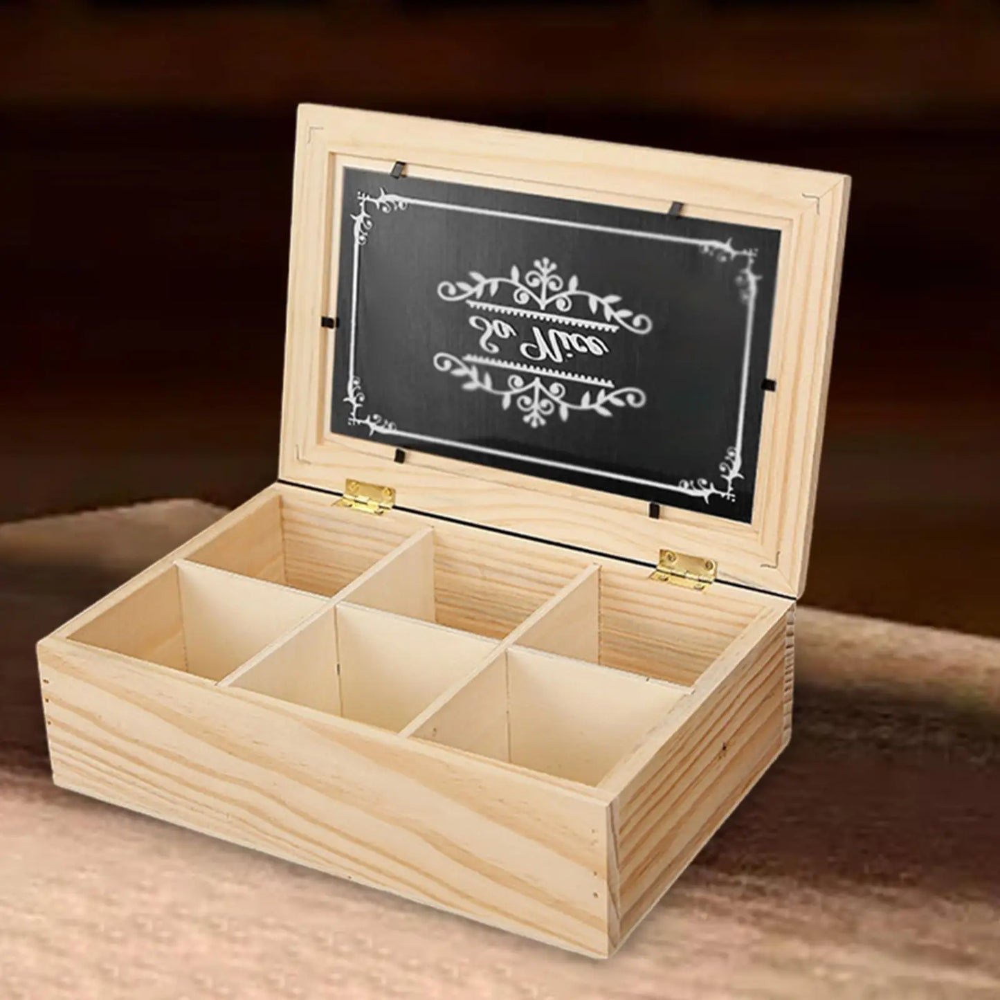 Wooden Tea bag Box