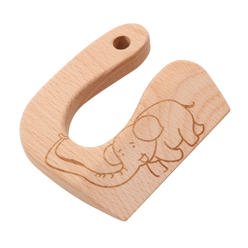 Kids Wooden Toy Kitchen Knife Set | Safe Pretend Play Cooking