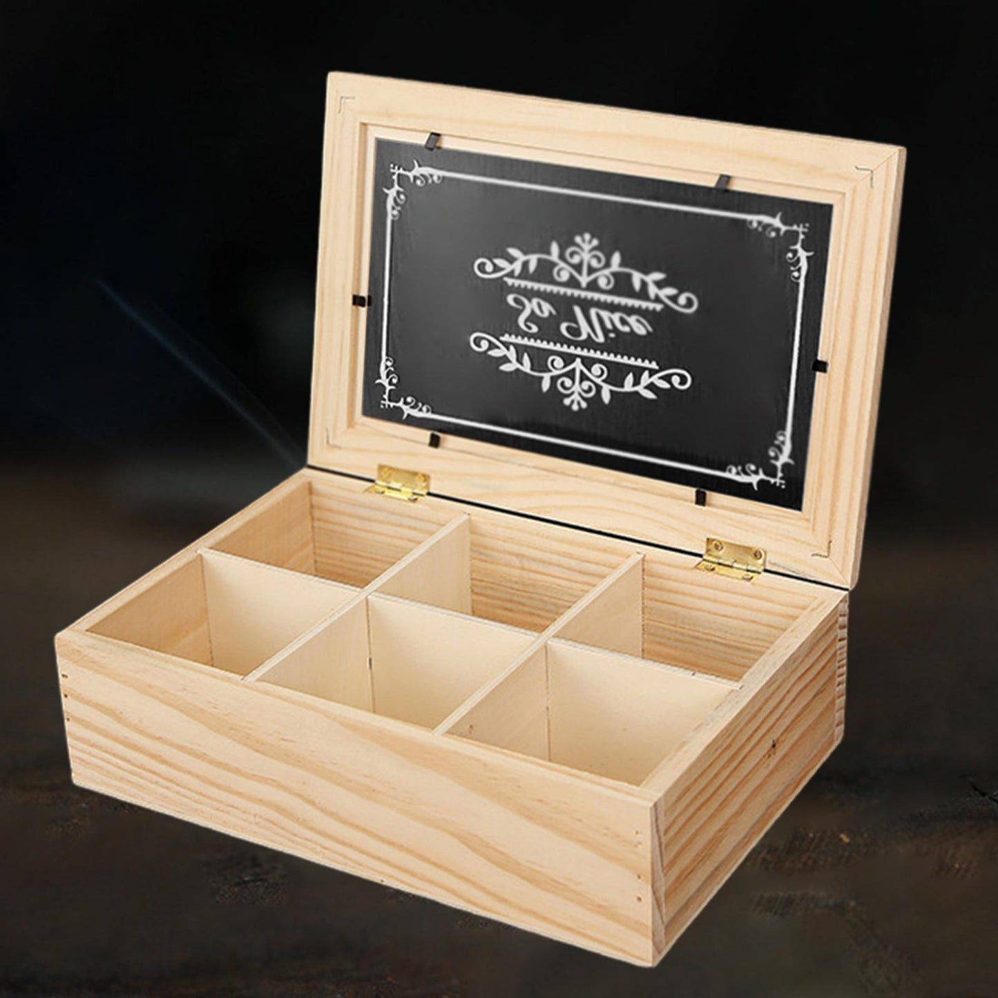 Wooden Tea bag Box